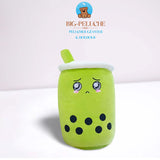 peluche tasse verte