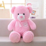 nounours saint valentin rose