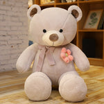 nounours geant fleur ruban