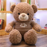 ours Peluche geant I love U Marron