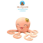 grosse peluche pieuvre rose