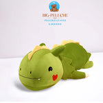 peluche dinosaure vert