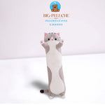 Peluche Chat Géant Gris