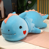 Peluche Géante</br>Peluche Dinosaure XXL Bleue