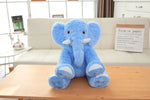 gros elephant peluche bleu