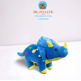 Peluche Tricératops Bleue