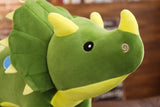 Peluche Géante<br/>Peluche Tricératops Verte